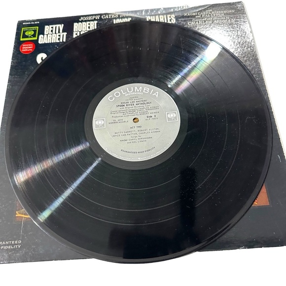Spoon River Anthology Broadway Cast Columbia Masterworks OL 6010 Vinyl Record - Picture 15 of 15